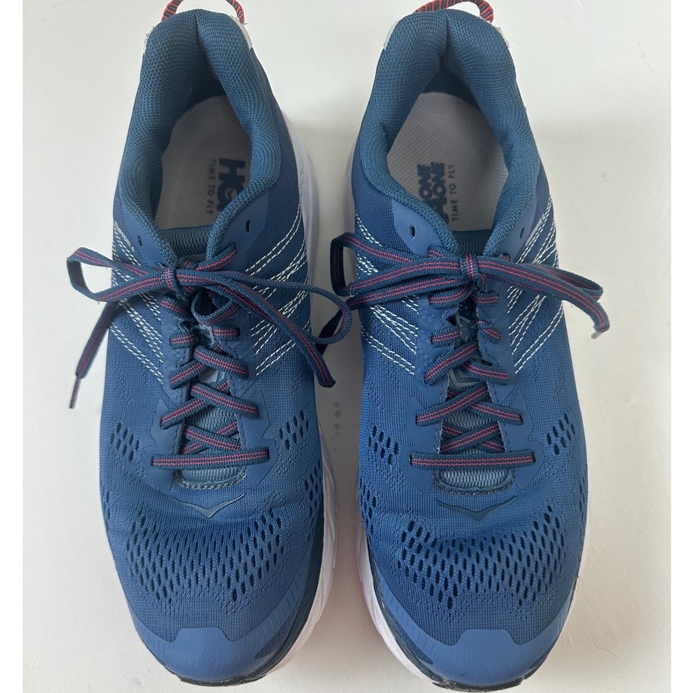 HOKA ONE ONE Clifton 6 Men's 8.5 Blue Running Shoes Athletic Sneakers
